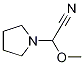 a-Methoxy-1-Pyrrolidineacetonitrile Struktur