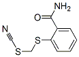 Thiocyanic acid, 2-(aminocarbonyl)phenylthiomethyl ester Struktur