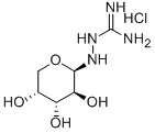 N1-BETA-D-ARABINOPYRANOSYLAMINO GUANIDINE HCL Struktur