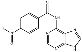 4-Nitro-N-(1H-purin-6-yl)benzamide Struktur