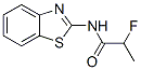 Propanamide, N-2-benzothiazolyl-2-fluoro- (9CI) Struktur