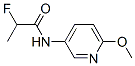 Propanamide, 2-fluoro-N-(6-methoxy-3-pyridinyl)- (9CI) Struktur