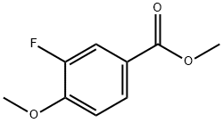 METHYL 3-FLUORO-4-METHOXYBENZOATE Structure