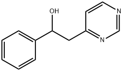 1-PHENYL-2-PYRIMIDIN-4-YL ETHANOL Struktur