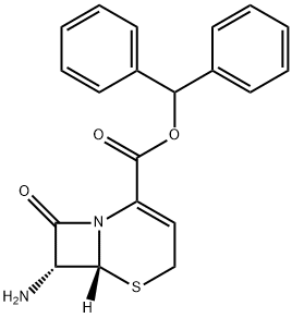 7-Amino-8-oxo-5-thia-1-azabicyclo[4.2.0]oct-2-ene-2-carboxylic acid diphenylmethyl ester