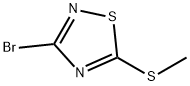 3-BROMO-5-METHYLTHIO-1,2,4-THIADIAZOLE Struktur