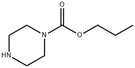 1-Piperazinecarboxylicacid,propylester(9CI) Struktur