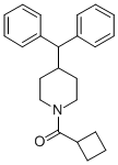 Piperidine, 1-(cyclobutylcarbonyl)-4-(diphenylmethyl)- Struktur