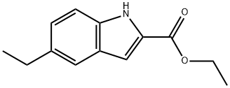 2-CARBETHOXY-5-ETHYLINDOLE Struktur