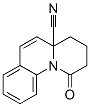 1,2,3,4-Tetrahydro-1-oxo-4aH-benzo[c]quinolizine-4a-carbonitrile Struktur