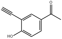 Ethanone, 1-(3-ethynyl-4-hydroxyphenyl)- (9CI) Struktur