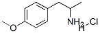 4-methoxyamphetamine hydrochloride Struktur