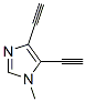 1H-Imidazole, 4,5-diethynyl-1-methyl- (9CI) Struktur