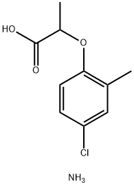 ammonium 2-(4-chloro-2-methylphenoxy)propionate Struktur