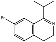 7-BROMO-3,4-DIHYDRO-1-ISOPROPYLISOQUINOLINE Struktur