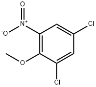 2,4-DICHLORO-6-NITROANISOLE Struktur