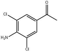 4-Amino-3,5-dichloroacetophenone Struktur