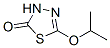 1,3,4-Thiadiazol-2(3H)-one,  5-(1-methylethoxy)- Struktur