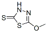 1,3,4-Thiadiazole-2(3H)-thione,  5-methoxy- Struktur