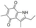 1H-Indole-4,7-dione, 2-ethyl-3,5,6-trimethyl- (9CI) Struktur