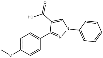 3-(4-METHOXY-PHENYL)-1-PHENYL-1H-PYRAZOLE-4-CARBOXYLIC ACID price.