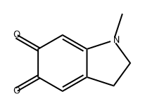 2,3-Dihydro-1-methyl-1H-indole-5,6-dione Struktur