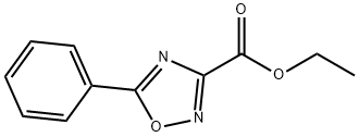 ETHYL5-PHENYL-1,2,4-OXADIAZOLE-3-CARBOXYLATE Struktur