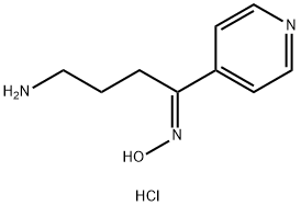 4-AMINO-1-PYRIDIN-4-YLBUTAN-1-ONE OXIME MONOHYDROCHLORIDE Struktur