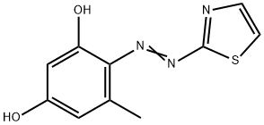 5-METHYL-4-(2-THIAZOLYLAZO)RESORCINOL Struktur