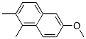 Naphthalene, 6-methoxy-1,2-dimethyl- (9CI) Struktur