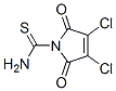 1H-Pyrrole-1-carbothioamide,  3,4-dichloro-2,5-dihydro-2,5-dioxo- Struktur