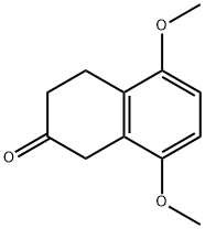 5,8-Dimethoxy-2-tetralone Struktur