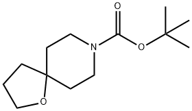 1,1-Dimethylethyl 1-oxa-8-azaspiro[4.5]decane-8-carboxylate Struktur