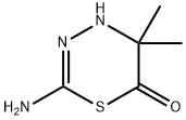 6H-1,3,4-Thiadiazin-6-one, 2-amino-4,5-dihydro-5,5-dimethyl- (9CI) Struktur