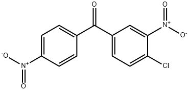 Methanone, (4-chloro-3-nitrophenyl)(4-nitrophenyl)- Struktur