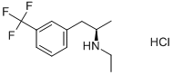 R(-)-FENFLURAMINE HCL Struktur