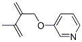 Pyridine, 3-[(3-methyl-2-methylene-3-butenyl)oxy]- (9CI) Struktur