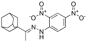 1-[1-[2-(2,4-Dinitrophenyl)hydrazono]ethyl]adamantane Struktur