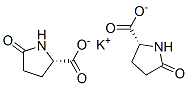 potassium bis(5-oxo-L-prolinate) Struktur