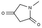 1-METHYL-PYRROLIDINE-2,4-DIONE Struktur