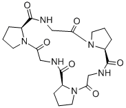 CYCLO(-PRO-GLY)3 Struktur