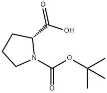 N-Boc-D-proline Structure