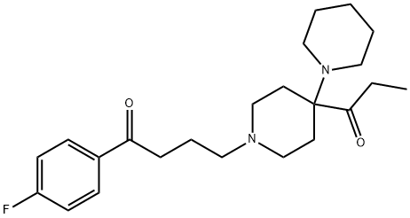 Propyperone Struktur