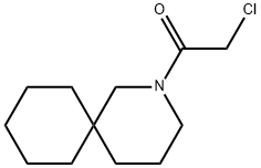 2-Azaspiro[5.5]undecane, 2-(chloroacetyl)- (9CI) Struktur