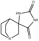 Spiro[1-azabicyclo[2.2.2]octane-3,4'-imidazolidin]-2'-one hydrochloride Struktur