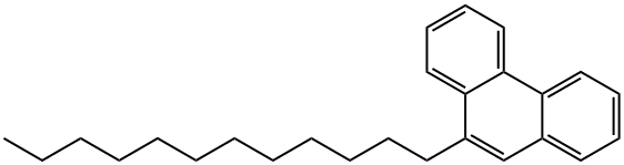 9-dodecylphenanthrene Struktur