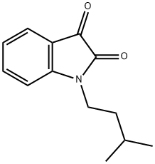 1-isopentylindoline-2,3-dione Struktur