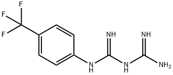 1-(4-(TRIFLUOROMETHYL)PHENYL)BIGUANIDE Struktur