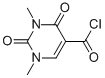 5-Pyrimidinecarbonyl chloride, 1,2,3,4-tetrahydro-1,3-dimethyl-2,4-dioxo- (9CI) Struktur