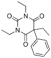 1,3,5-Triethyl-5-phenyl-2,4,6(1H,3H,5H)-pyrimidinetrione Struktur